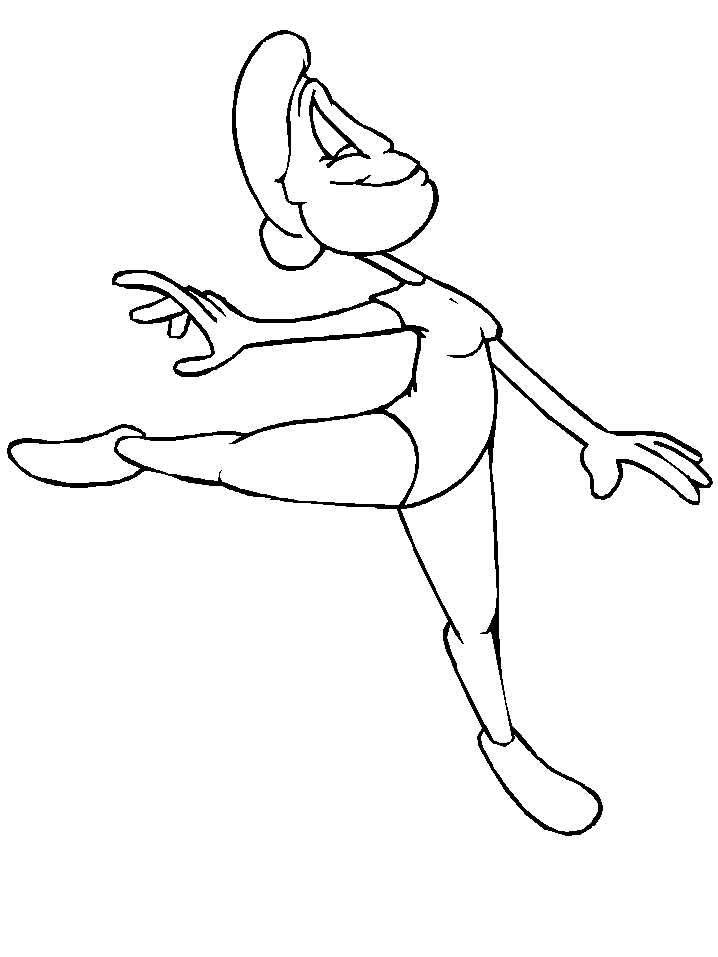 Ballet coloring pages