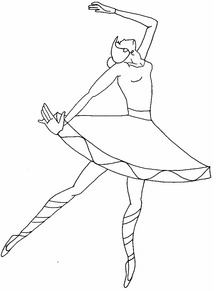 Ballet coloring pages