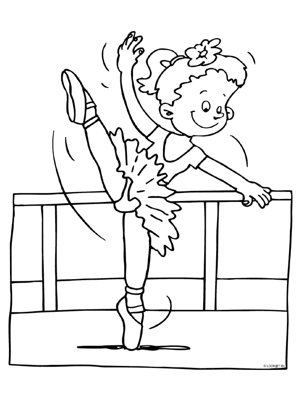 Ballet coloring pages