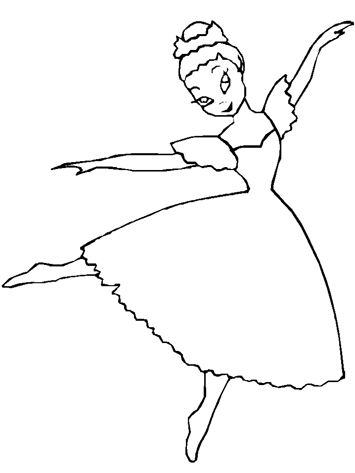 Ballet coloring pages