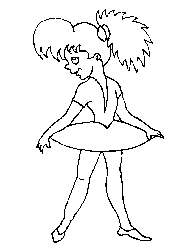 Ballet coloring pages