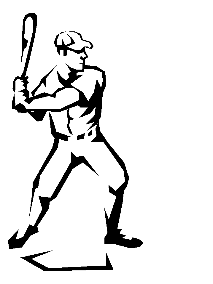 Baseball coloring pages