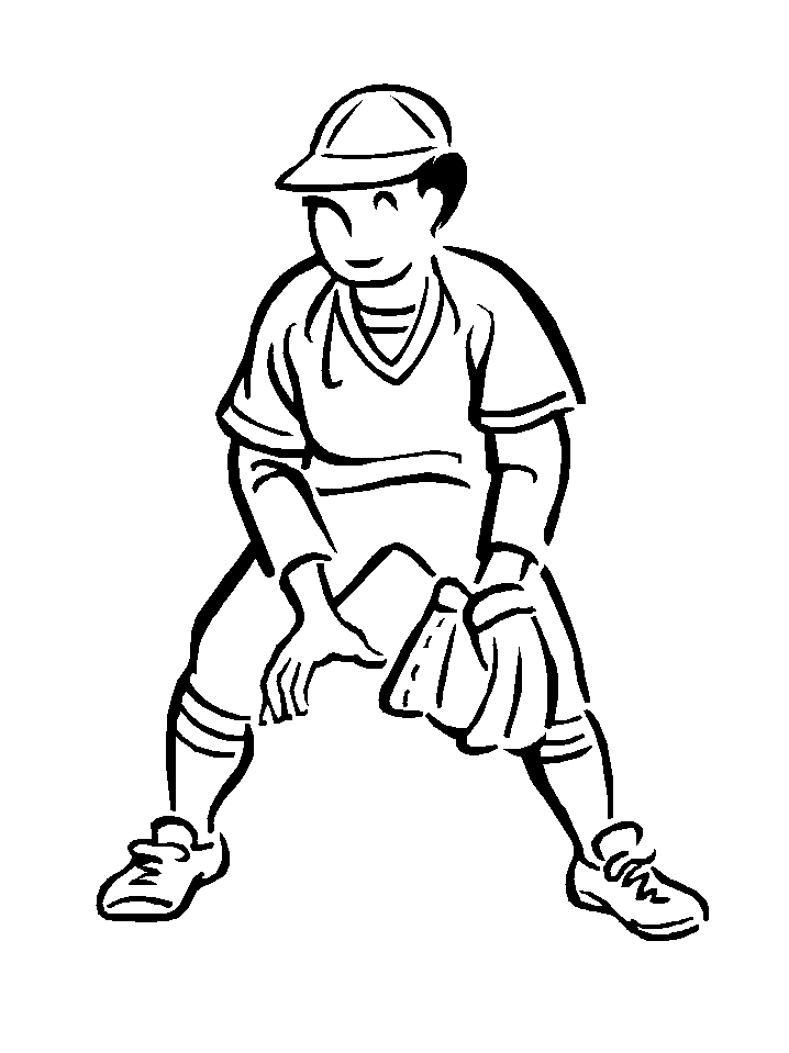 Baseball coloring pages