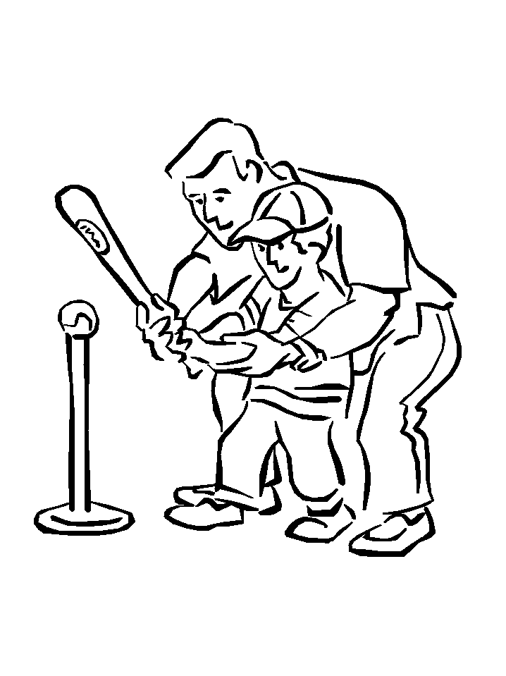 Baseball coloring pages