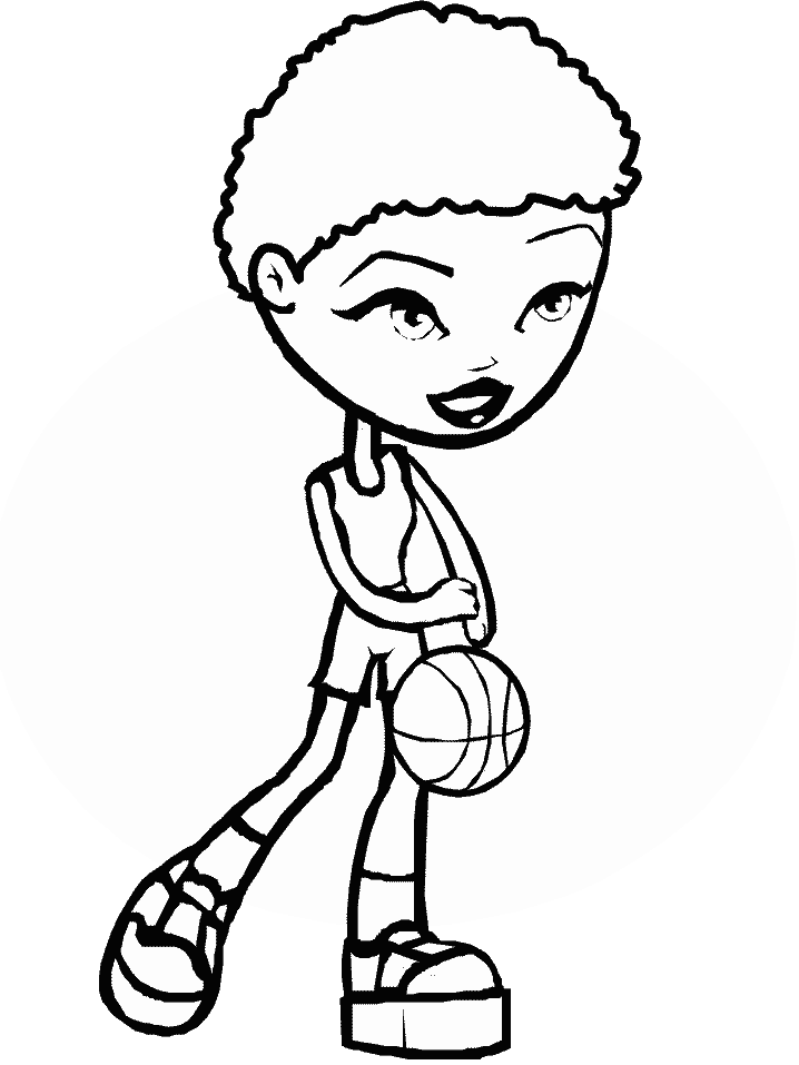 Basketball coloring pages