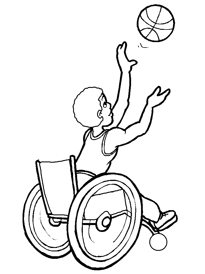 Basketball coloring pages