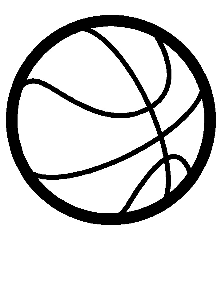 Basketball coloring pages