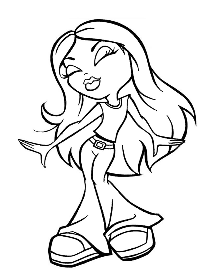 Dance coloring pages