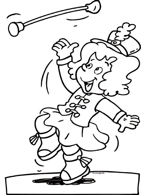 Dance coloring pages