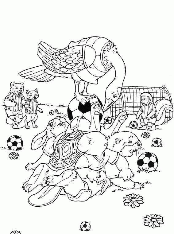 Football coloring pages