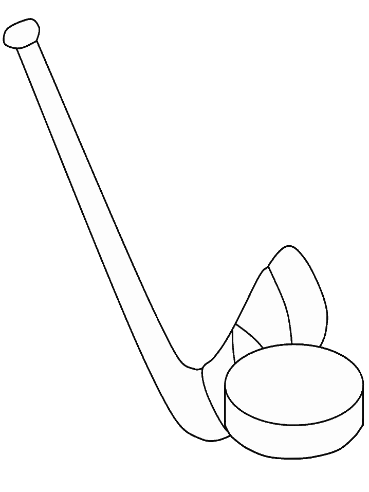 Hockey coloring pages