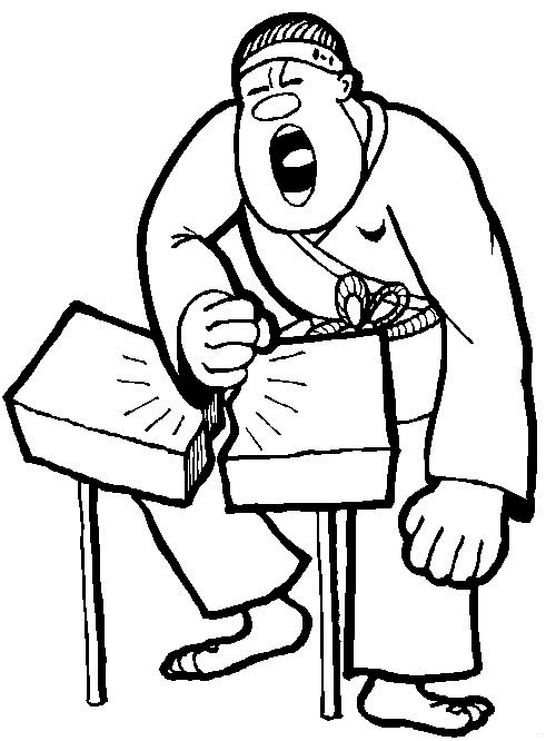 Judo coloring pages