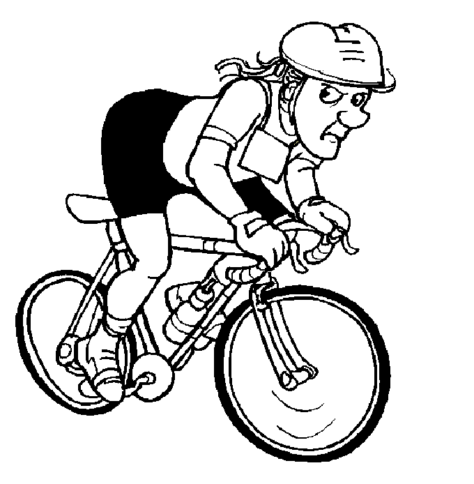 Tour the france coloring pages