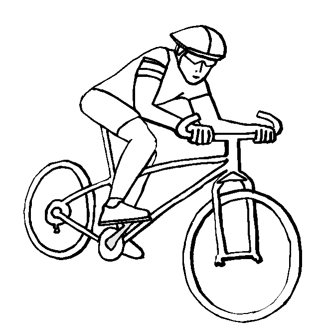 Download Coloring Page Sport Coloring Page Tour The France | PicGifs.com