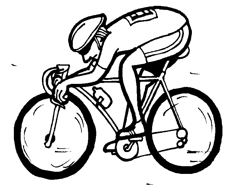 Tour the france coloring pages