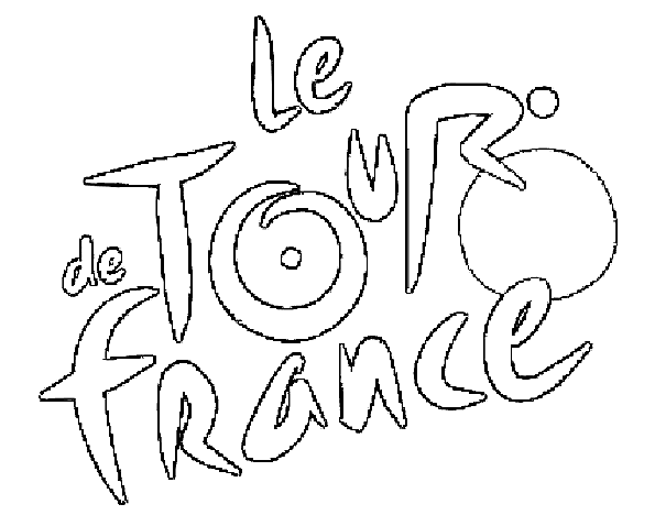 Tour the france coloring pages