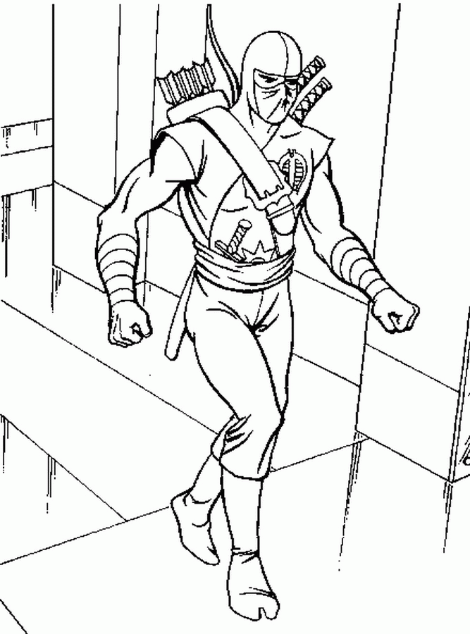 Action man coloring pages