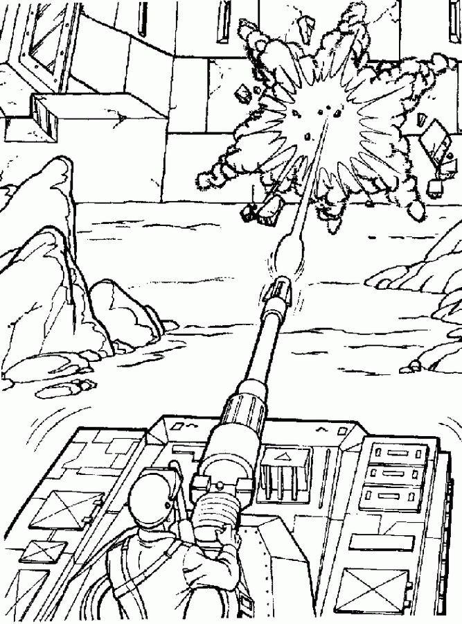 Action man coloring pages