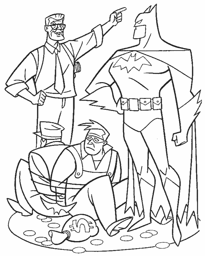 Batman coloring pages