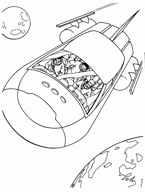 Fantastic four coloring pages