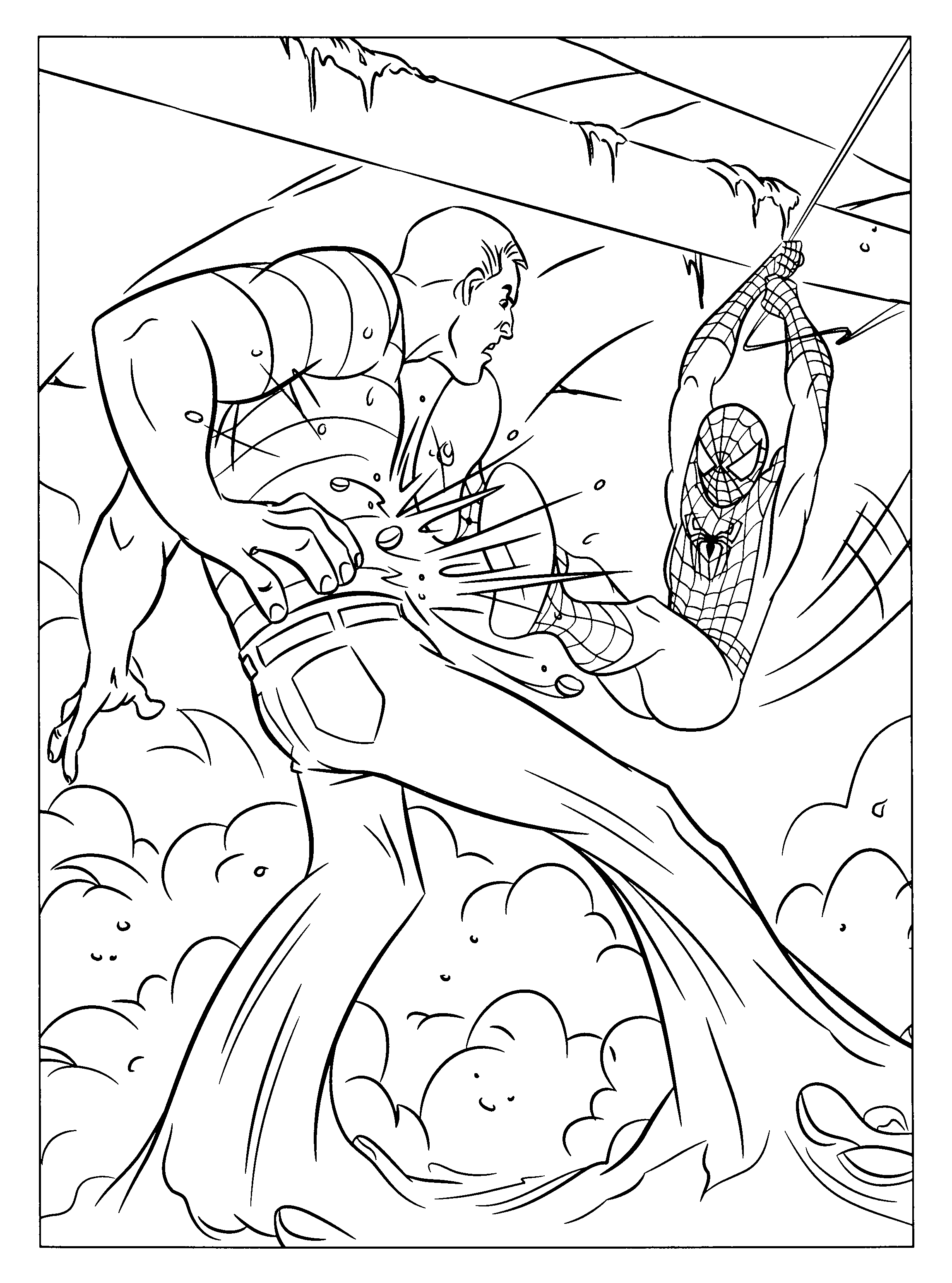 Spiderman 3 coloring pages