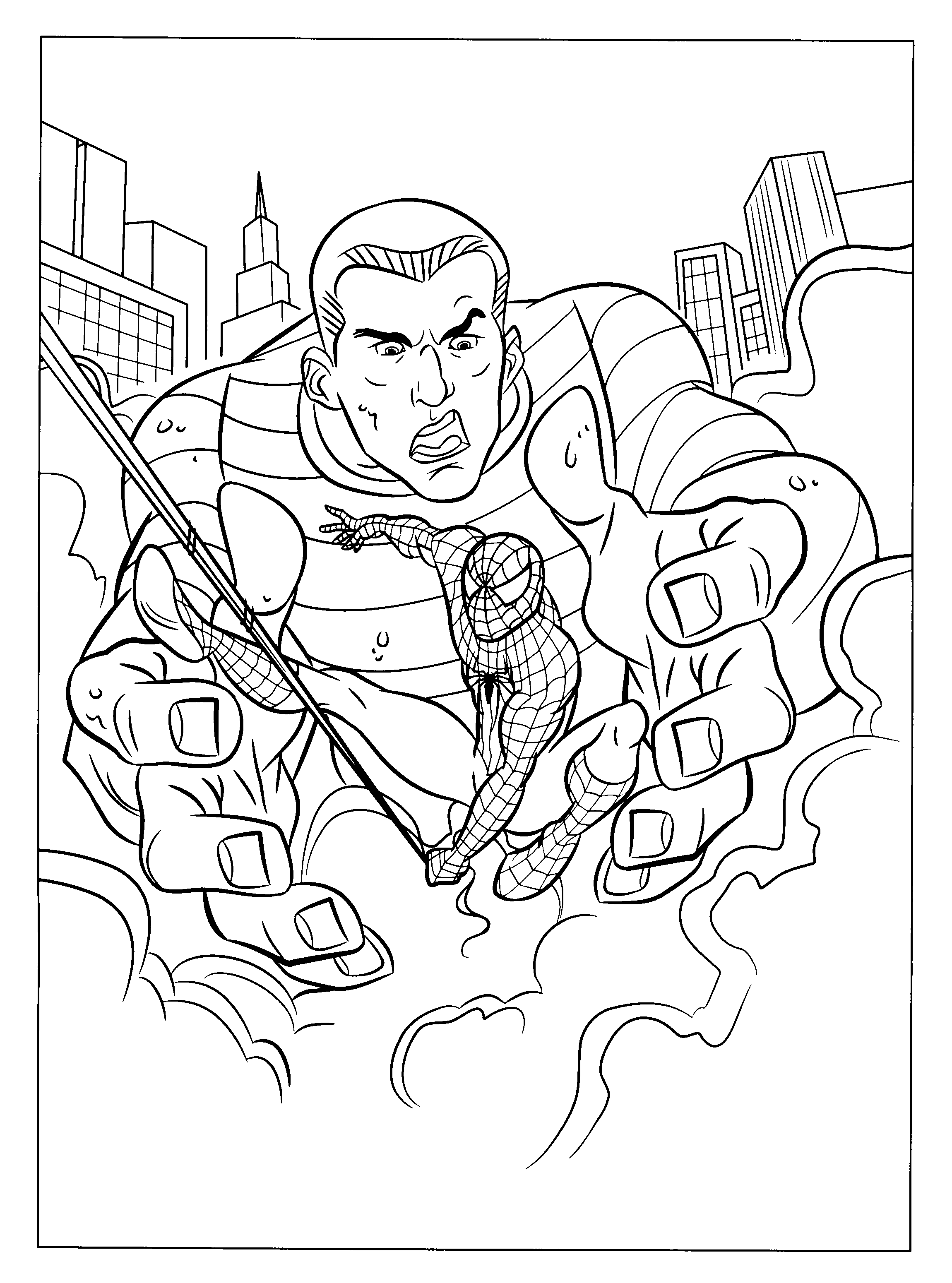 Spiderman 3 coloring pages