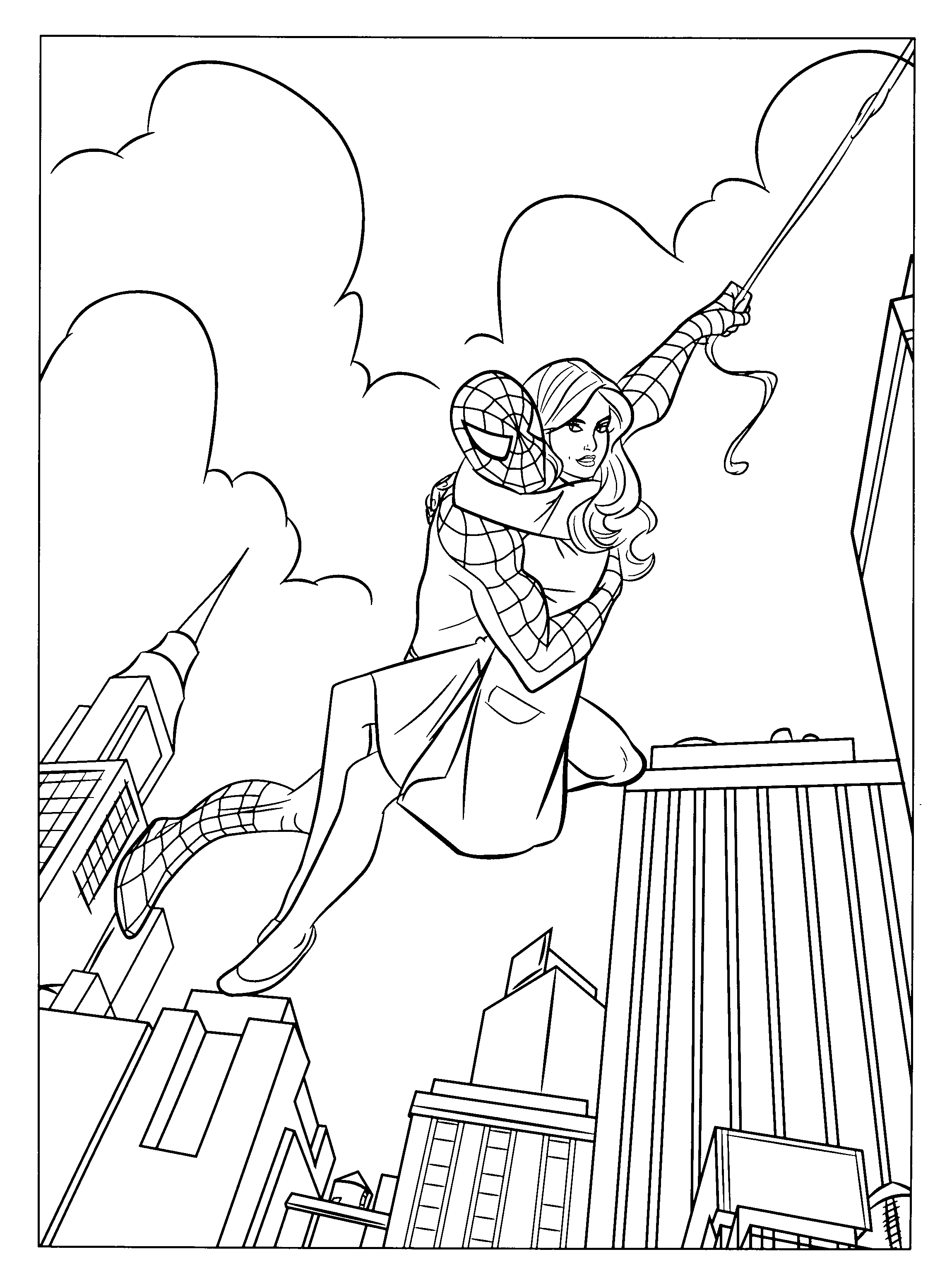 Spiderman 3 coloring pages