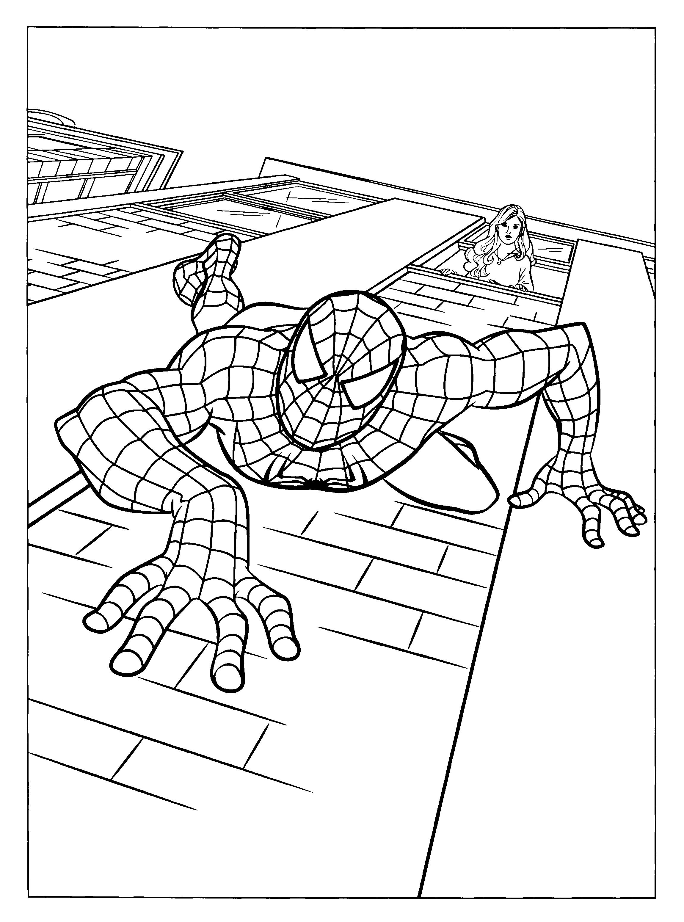 coloring-page-superhero-coloring-page-spiderman-3-picgifs