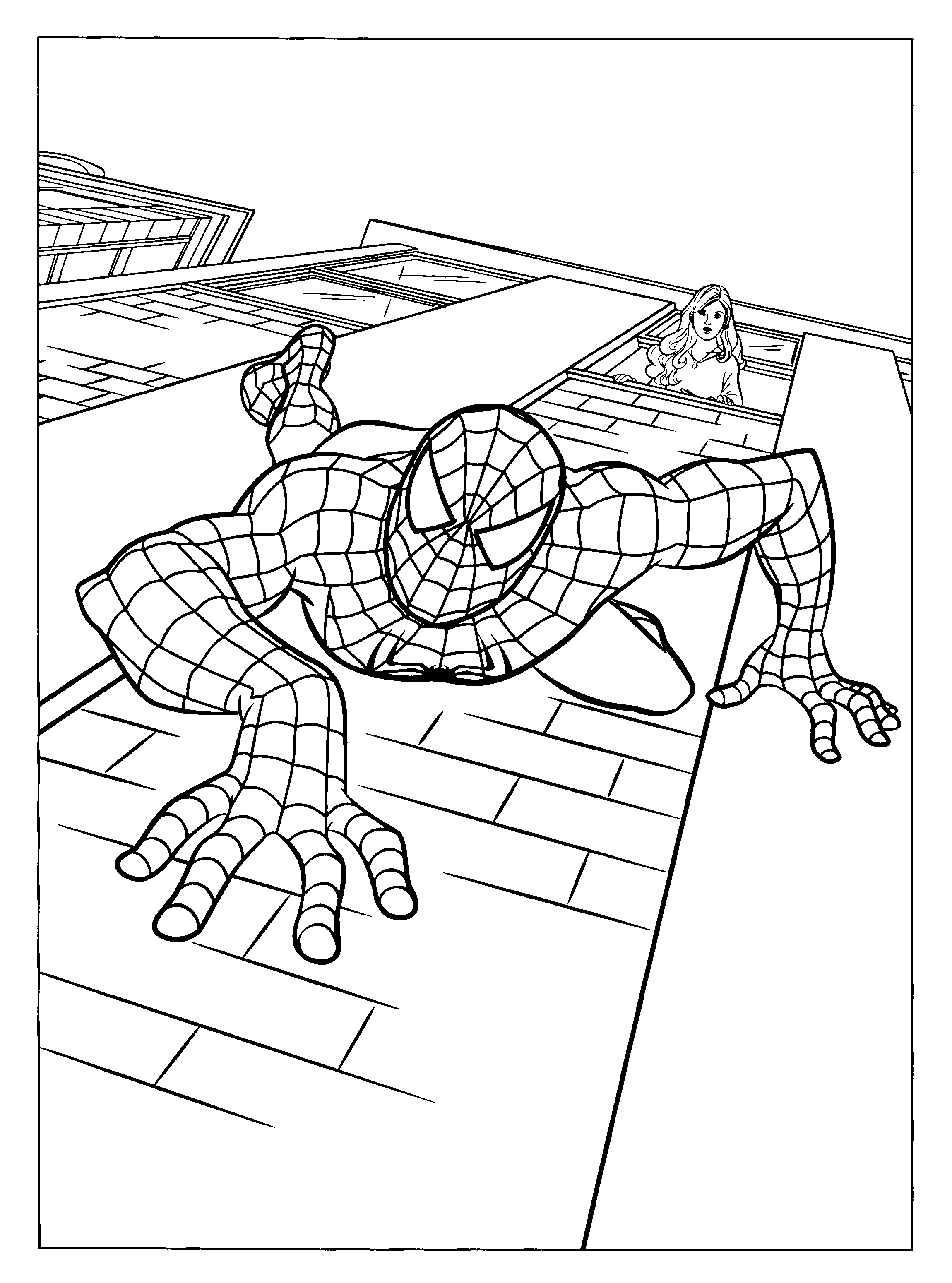 Coloring Page Spiderman 3 Coloring Pages 5