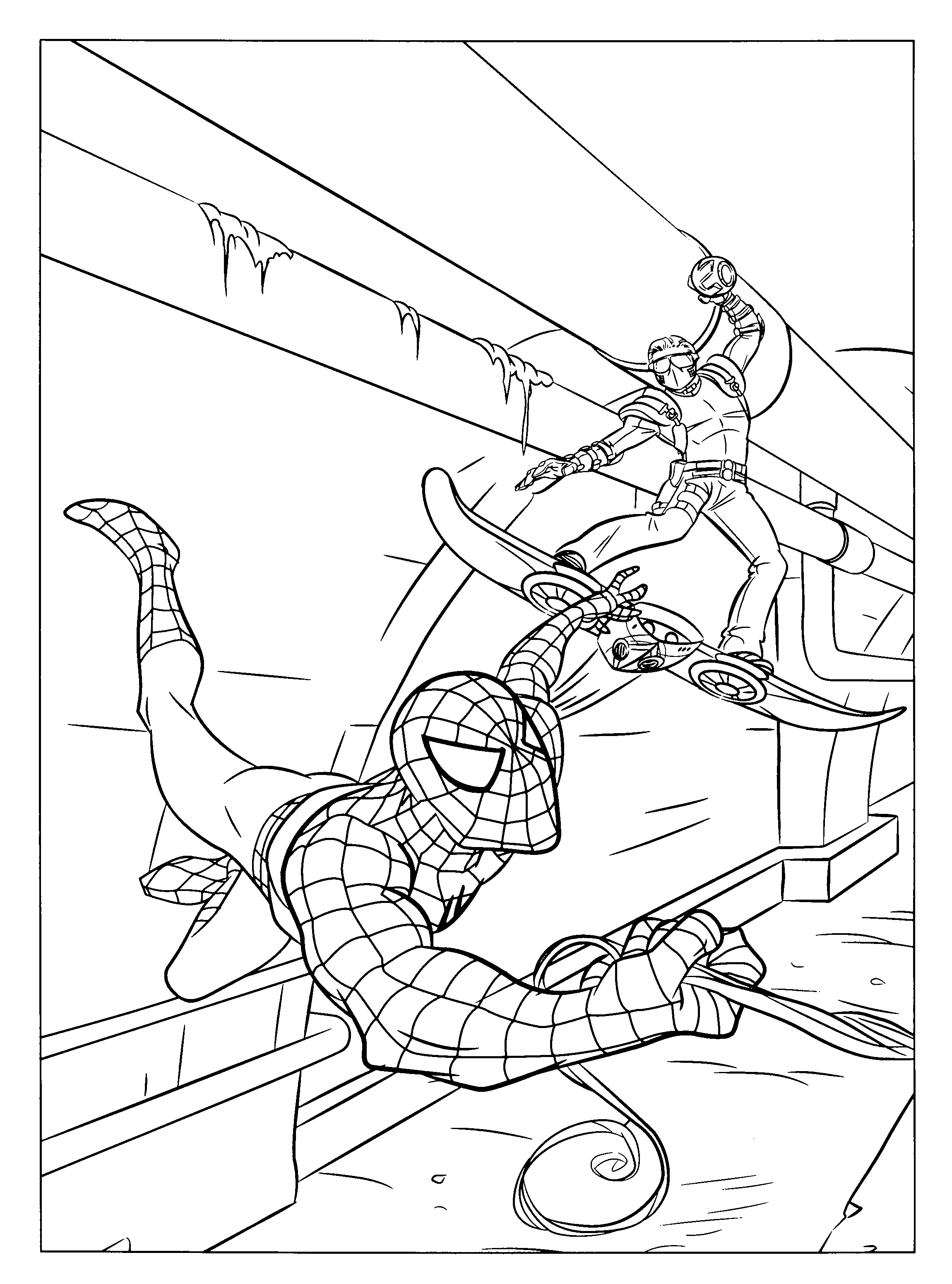 Spiderman 3 coloring pages