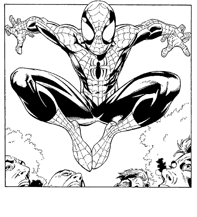 Spiderman coloring pages