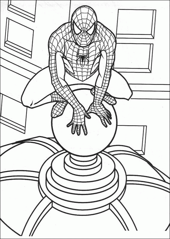 Spiderman coloring pages