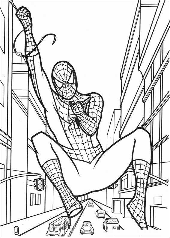 Spiderman coloring pages