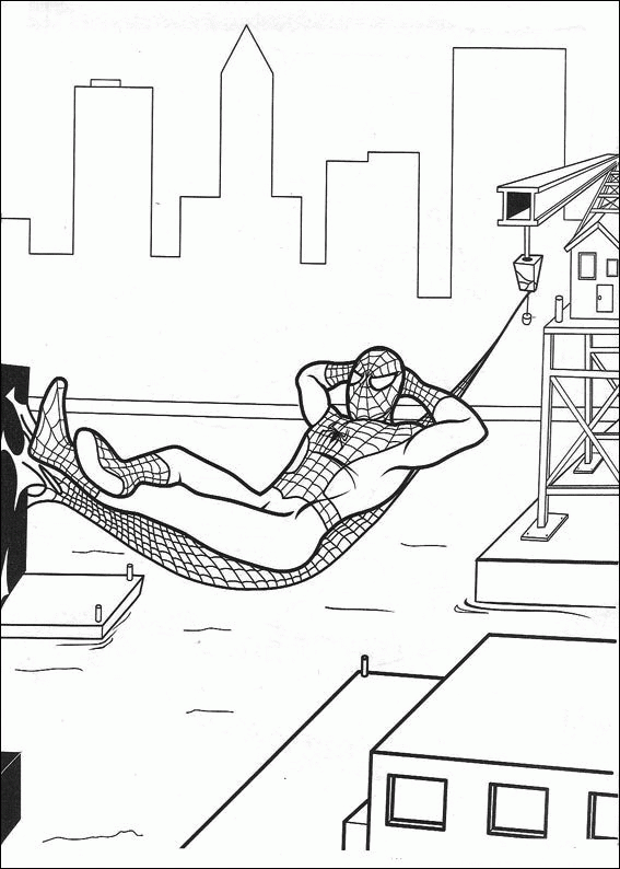 Spiderman coloring pages