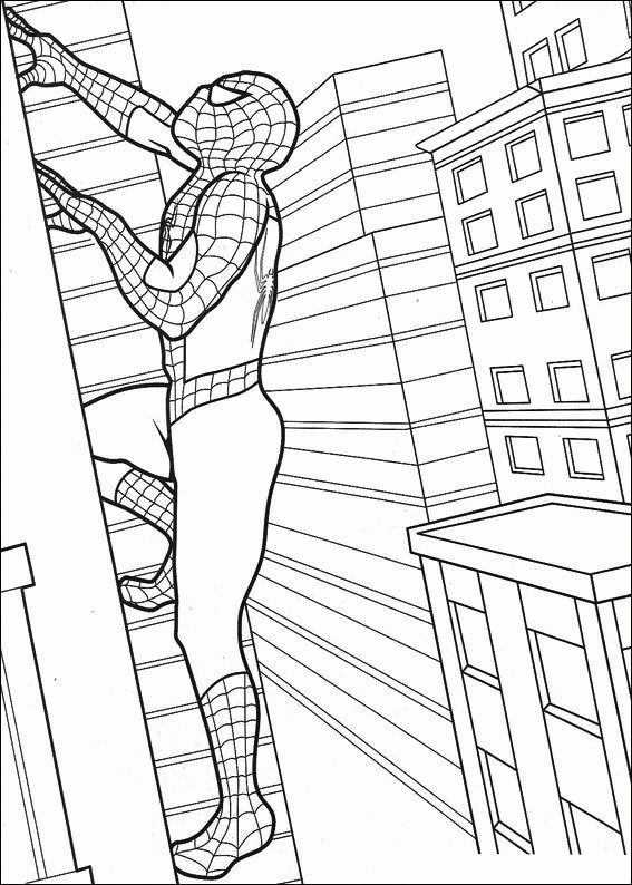 Spiderman coloring pages