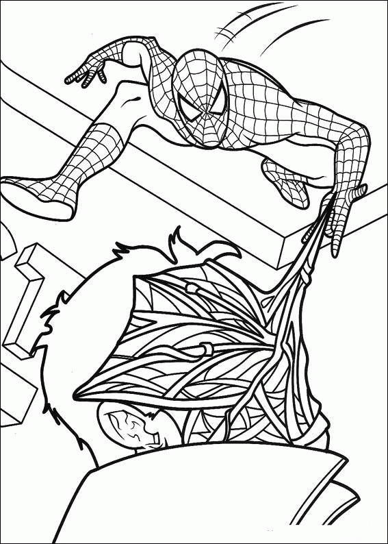 Spiderman coloring pages