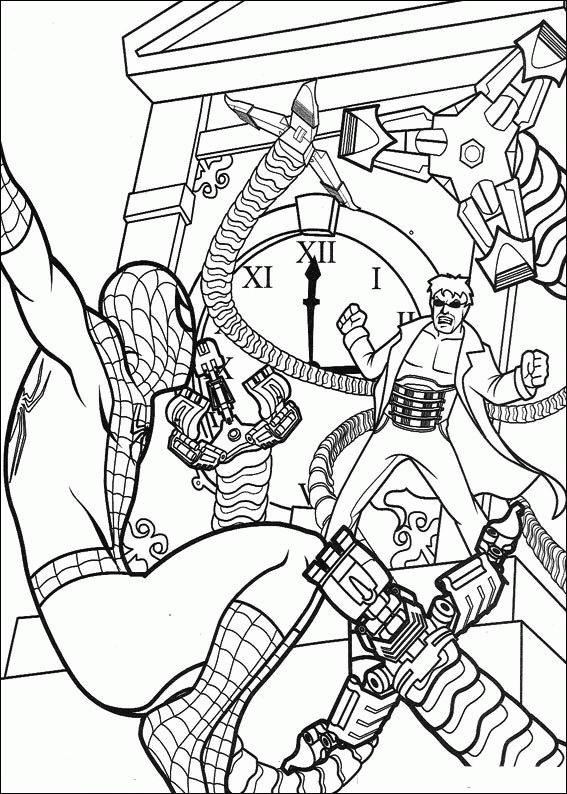 Spiderman coloring pages