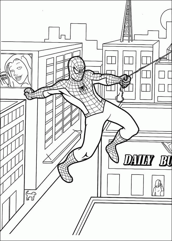 Spiderman coloring pages