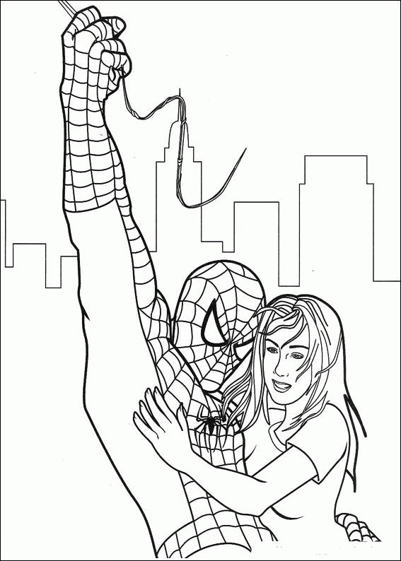 Spiderman coloring pages