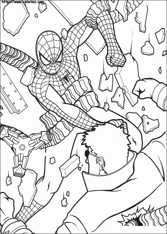 Spiderman coloring pages