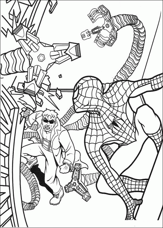 Spiderman coloring pages