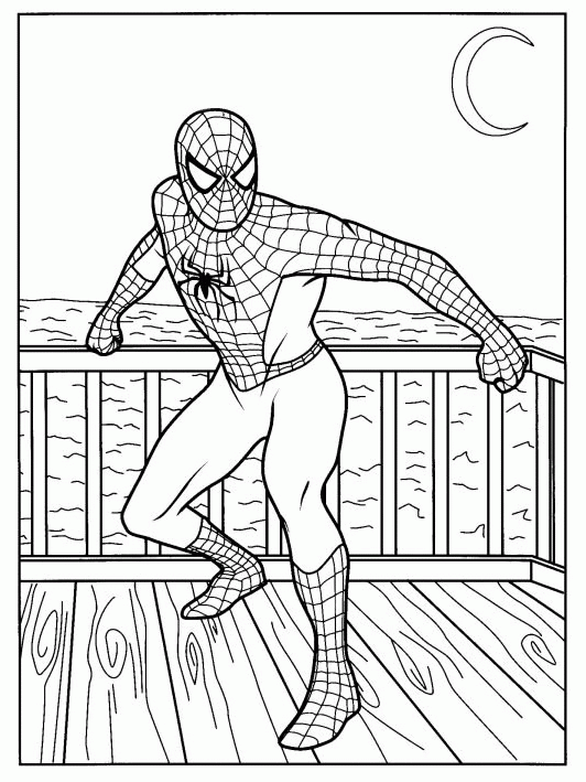 Spiderman coloring pages