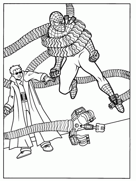 Spiderman coloring pages