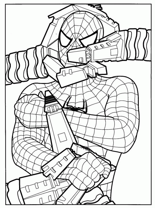 Spiderman coloring pages