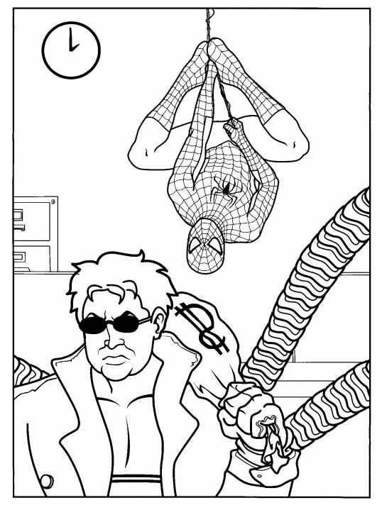 Spiderman coloring pages