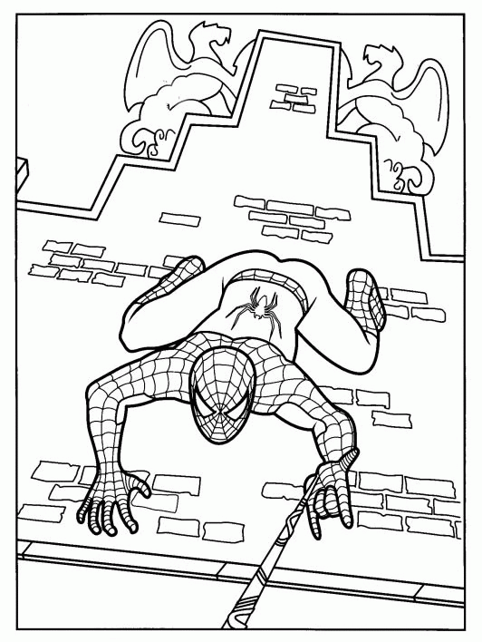 Spiderman coloring pages