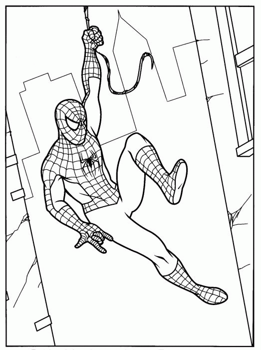 Spiderman coloring pages