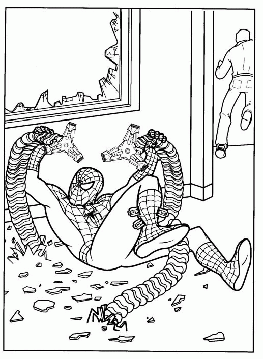 Spiderman coloring pages