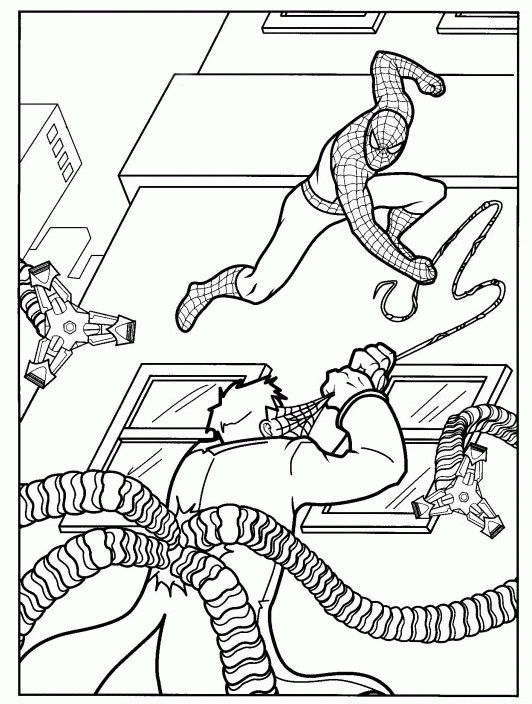 Spiderman coloring pages