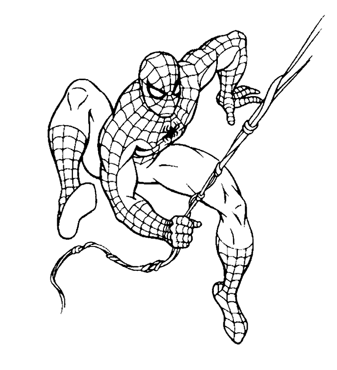 Spiderman coloring pages